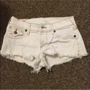 True Religion shorts size 24